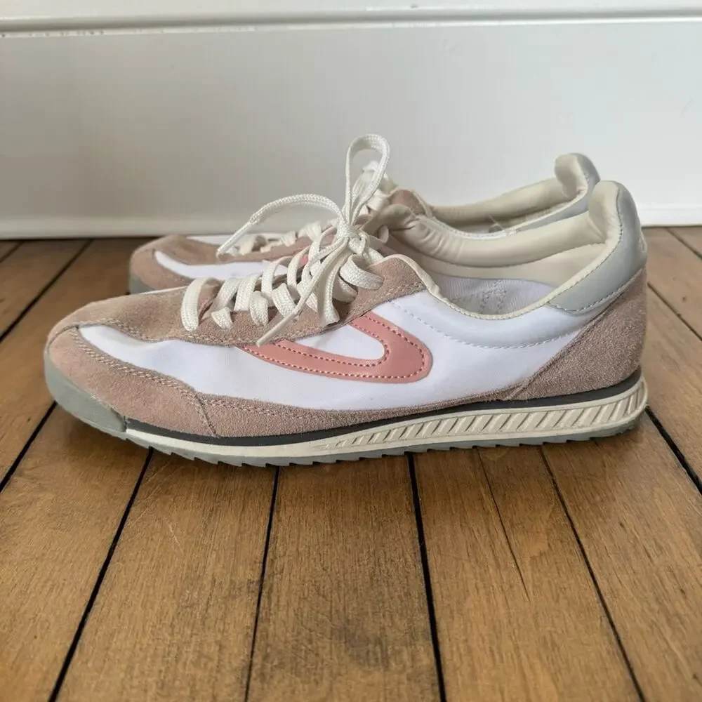 Tretorn Rawlings Blush Pink Retro Sneaker 10